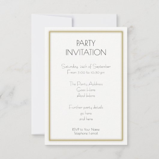 カスタマイズ可能なフォトディスコパーティの招待状 招待状 (裏面)