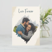 カスタマイズ可能なフォトフラットカード (スタンド正面)