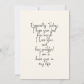 カスタマイズ可能なフォトフラットカード (裏面)