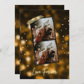 カスタマイズ可能なフォトフラットホリデーカード シーズンカード (正面/裏面)