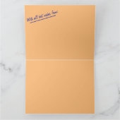 カスタマイズ可能なフォトフレームファンの花瓶 カード (内部)