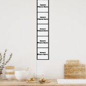 カスタマイズ可能なフォトブースポスター ポスター (キッチン)