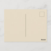 カスタマイズ可能なフォトポストカードラグドール猫ヴィンテージ ポストカード (裏面)