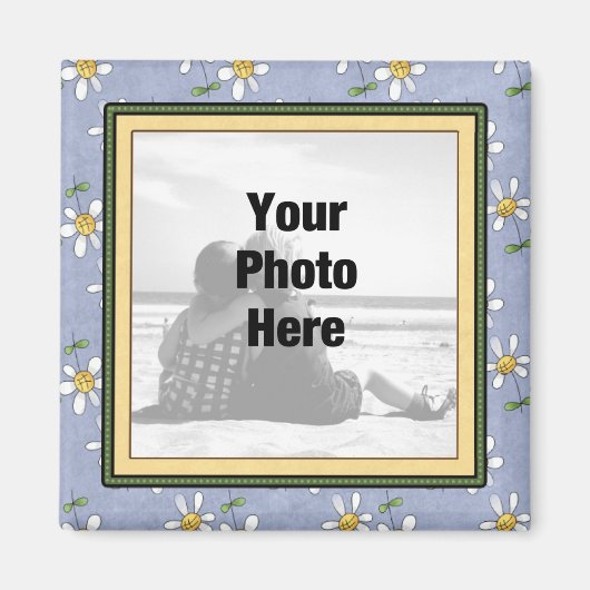 カスタマイズ可能なフォトマグネット マグネット (正面)