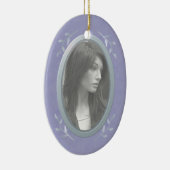 カスタマイズ可能なフォトメモリアル/思い出 セラミックオーナメント (右)