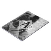 カスタマイズ可能なフォトモノグラムギフトモダン ノートブック (左側)