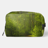 カスタマイズ可能なフォレストのトイレタリーバッグ ドップキット (裏面)