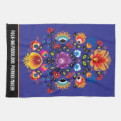 カスタマイズ可能なフォークを提供する素晴らしいピアノメーカー キッチンタオル (横)