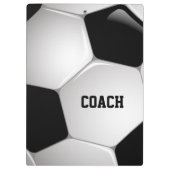カスタマイズ可能なフットボールのサッカーボールのコーチ クリップボード (裏面)