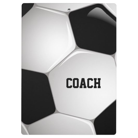 カスタマイズ可能なフットボールのサッカーボールのコーチ クリップボード (裏面)