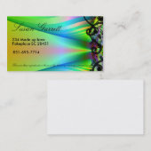 カスタマイズ可能なフラクタルの名刺 名刺 (正面/裏面)