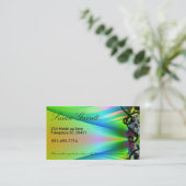 カスタマイズ可能なフラクタルの名刺 名刺 (スタンド正面)