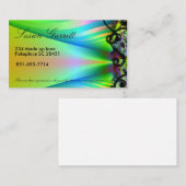 カスタマイズ可能なフラクタルの名刺 名刺 (正面/裏面)