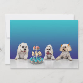 カスタマイズ可能なフラットパーティー招待カード 5x7 招待状