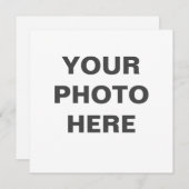 カスタマイズ可能なフラットホリデーカード シーズンカード (正面/裏面)