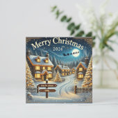 カスタマイズ可能なフラットホリデーカード シーズンカード (スタンド正面)