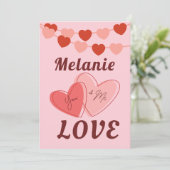 カスタマイズ可能なフラバレンタインデーのカード シーズンカード (スタンド正面)