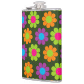 カスタマイズ可能なフラワーパワー フラスク (左)