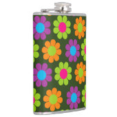 カスタマイズ可能なフラワーパワー フラスク (右)