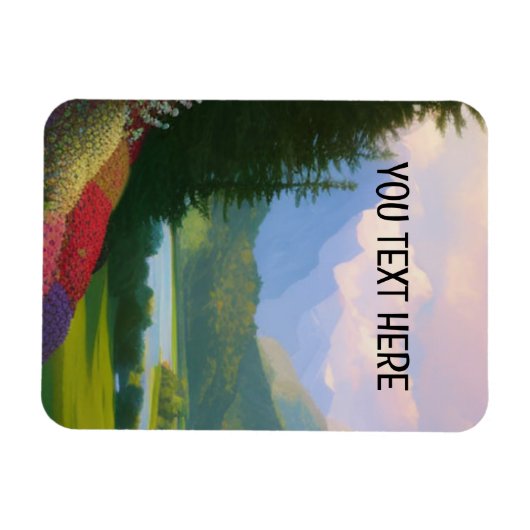 カスタマイズ可能なフレキシブル写真磁石 マグネット (横)