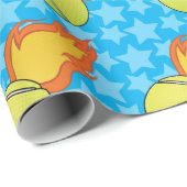 カスタマイズ可能なフレーミングテニスボール ラッピングペーパー (ロールコーナー)