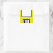 カスタマイズ可能なフロッピーディスクステッカー スクエアシール (バッグ)