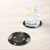 カスタマイズ可能なフローライベント ラウンドペーパーコースター (インサイチュ)