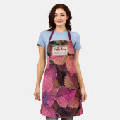 カスタマイズ可能なフローラエプロン エプロン (着用した状態)