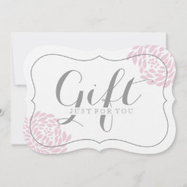 カスタマイズ可能なフローラギフト証明書