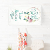 カスタマイズ可能なフローラスクールナースオフィスドア 横断幕 (インサイチュ)