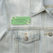 カスタマイズ可能なフローラデイジーイベントプランナー 名札 (インサイチュ)