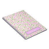 カスタマイズ可能なフローラ仕訳帳 ノートブック (右側)