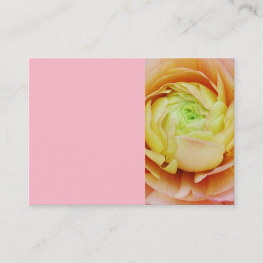 カスタマイズ可能なフローラ名刺 名刺 (正面)