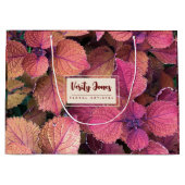 カスタマイズ可能なフローラ抱き枕 ラージペーパーバッグ (正面)