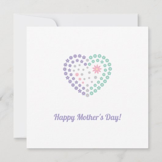 カスタマイズ可能なフローラ献身カード (裏面)