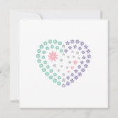 カスタマイズ可能なフローラ献身カード (正面)