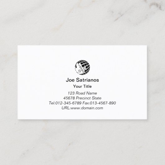 カスタマイズ可能なフードピザクローズアップビジネスカード 名刺 (裏面)