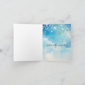 カスタマイズ可能なブジーをテーマにした誕生日カード カード (内部)