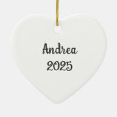 カスタマイズ可能なブッククラブオーナメント- Perfect Gift セラミックオーナメント (裏面)