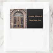 カスタマイズ可能なブックラベルのライブラリから 長方形シール (バッグ)