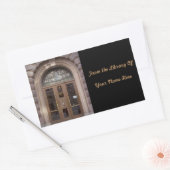 カスタマイズ可能なブックラベルのライブラリから 長方形シール (封筒)