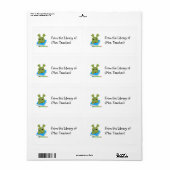 カスタマイズ可能なブックラベルラベル/シール ラベル (フルシート)