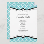 カスタマイズ可能なブライダルシャワーの招待状 招待状 (正面/裏面)