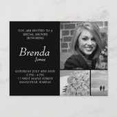 カスタマイズ可能なブライダルシャワーはがき インビテーションポストカード (正面)