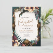 カスタマイズ可能なブライダルシャワーカード 招待状 (スタンド正面)