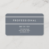 カスタマイズ可能なブラシ付き銀色の名刺 名刺 (裏面)