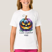 カスタマイズ可能なブラックジャック・ランタン Tシャツ (正面)