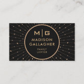 カスタマイズ可能なブラック宇宙コスモスプロフェッショナル 名刺 (正面)