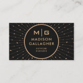 カスタマイズ可能なブラック宇宙コスモスプロフェッショナル 名刺 (正面)