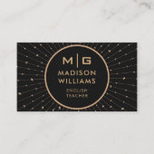 カスタマイズ可能なブラック宇宙コスモスプロフェッショナル 名刺 (正面)